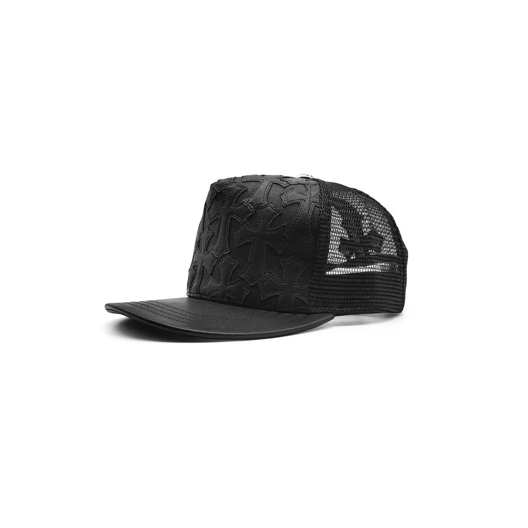 Chrome Hearts Cemetery Cross Patch Trucker