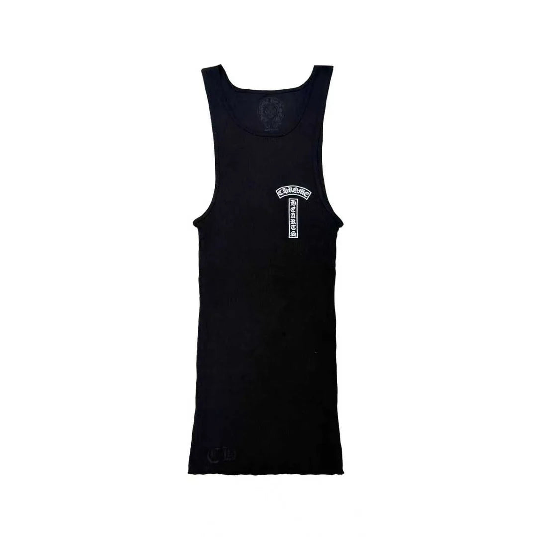 T-Bar Cross Tank Top Black