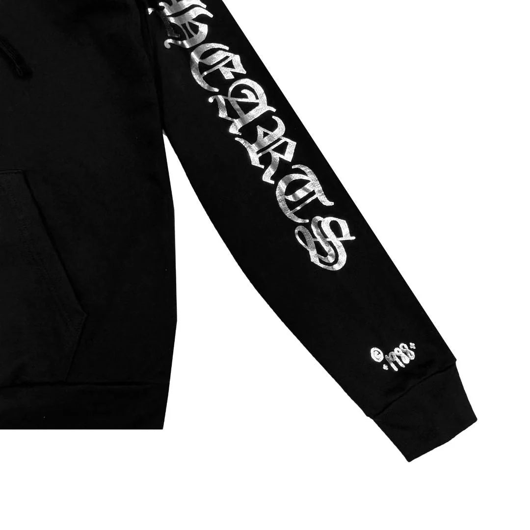 1988 Vertical Logo Hoodie Black