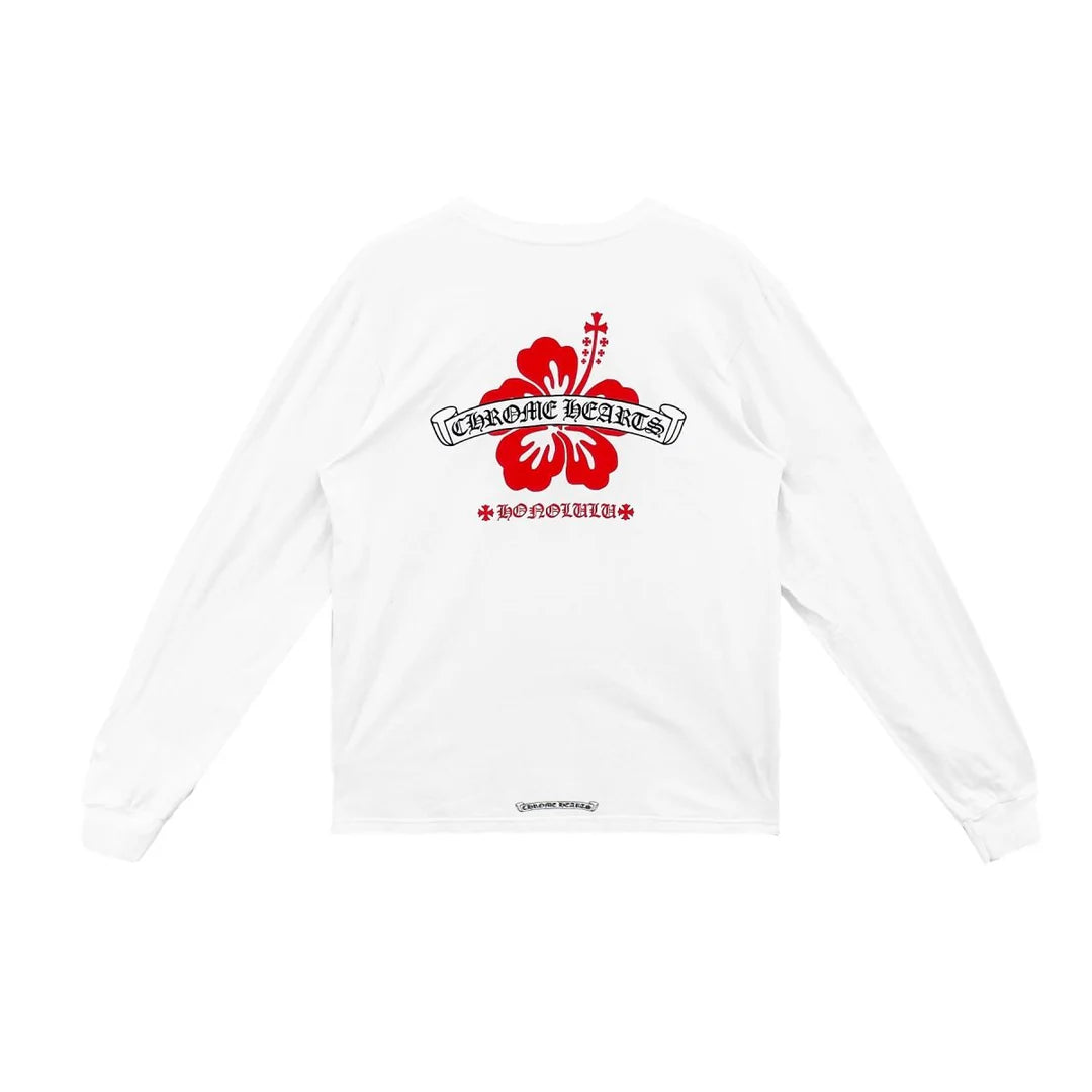 Honolulu Exclusive L/S Tee White