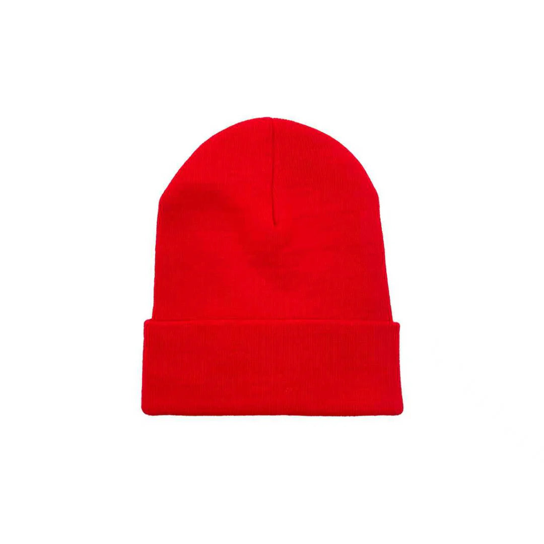 Hollywood Embroidered Beanie Red