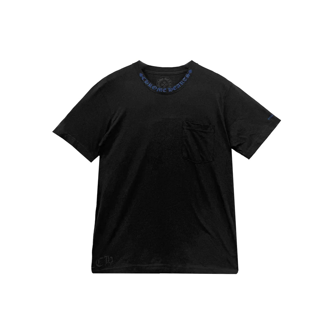 Blue Logo Tee Black
